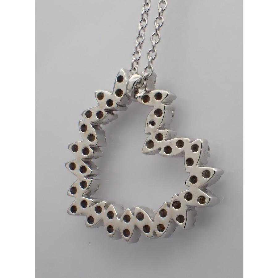  　ハート　ネックレス SV925】ハートネックレス（40cm/45cm/50cmに調整可能) | piii