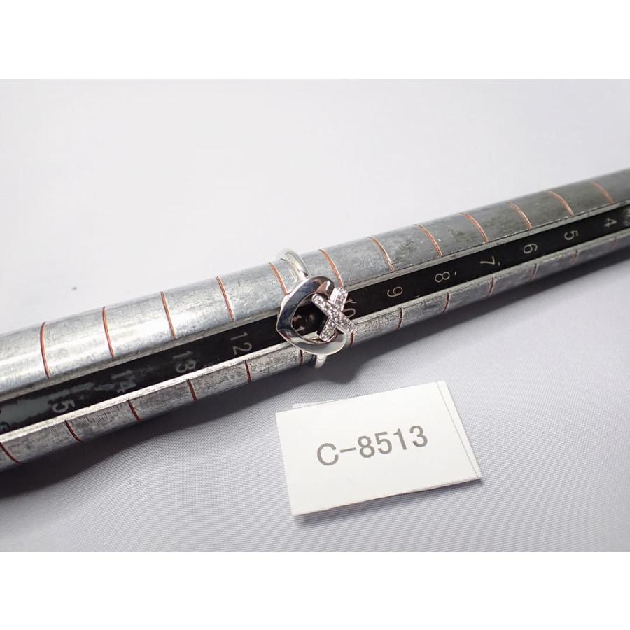 CHAUMET ショーメ 750 K18 ホワイトゴールド リアンドゥショーメ ダイヤリング ハート #51（10.5号） 3.8g 中古A 【送料無料】 C-8513の画像
