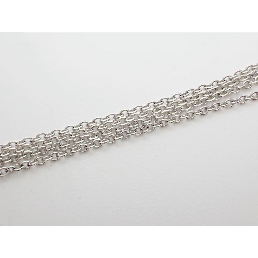 ティファニー K18 WG 750 ダイヤ ネックレス TIFFANY&Co. TIFFANY