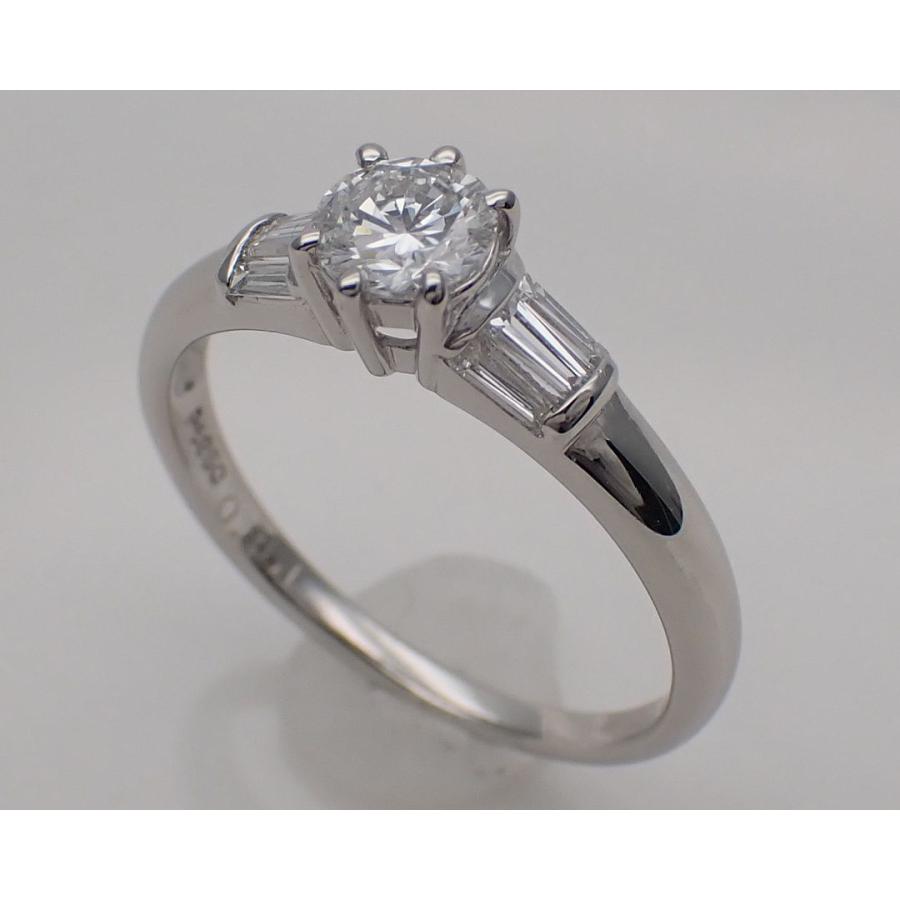 Pt950 プラチナ ダイヤ リング 0.361ct Eカラー VS-1 GOOD 0.21ct 11号