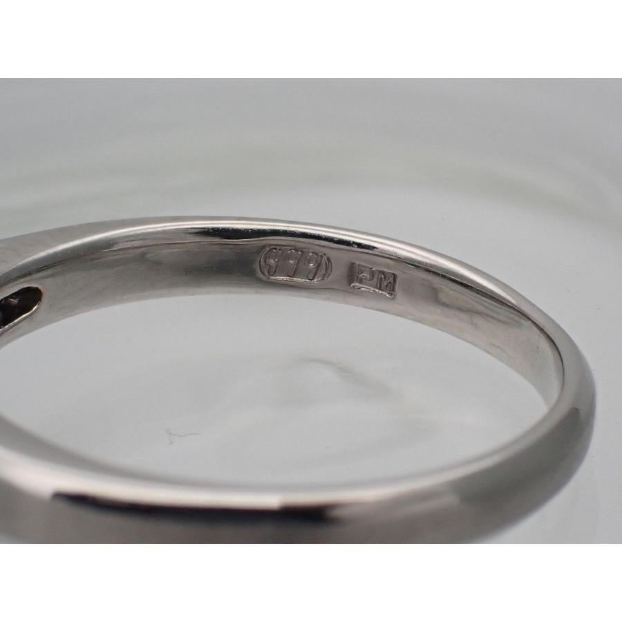 PM999 プラチナ エメラルド ダイヤ リング E1.004ct D0.57ct 15