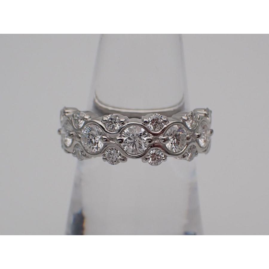 MIKIMOTO ミキモト Pt950 プラチナ ダイヤリング 1.30ct 10号