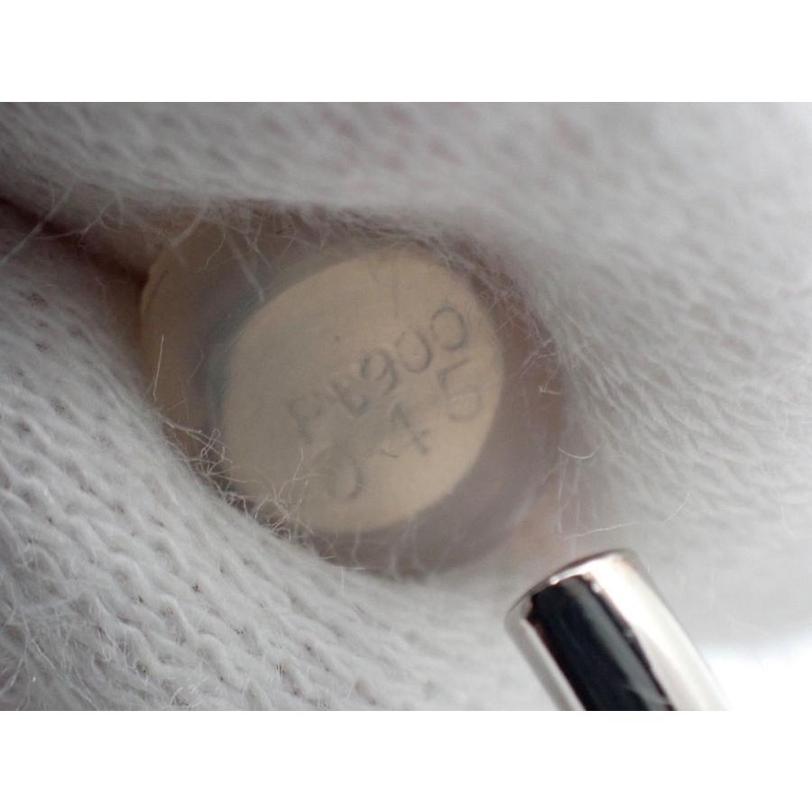 PT900 プラチナ ダイヤ リングピアス D0.52ct+0.45ct 6.9g 中古A- 【送料無料】 C-8720の画像
