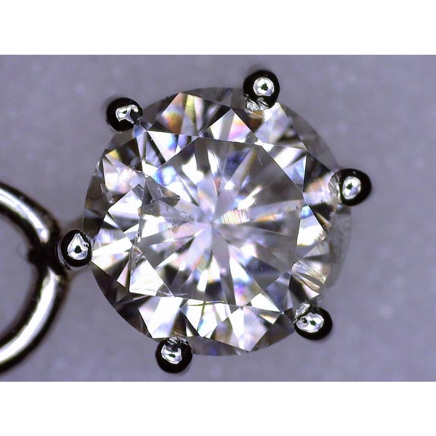 PT900 プラチナ ダイヤ リングピアス D0.52ct+0.45ct 6.9g 中古A- 【送料無料】 C-8720の画像