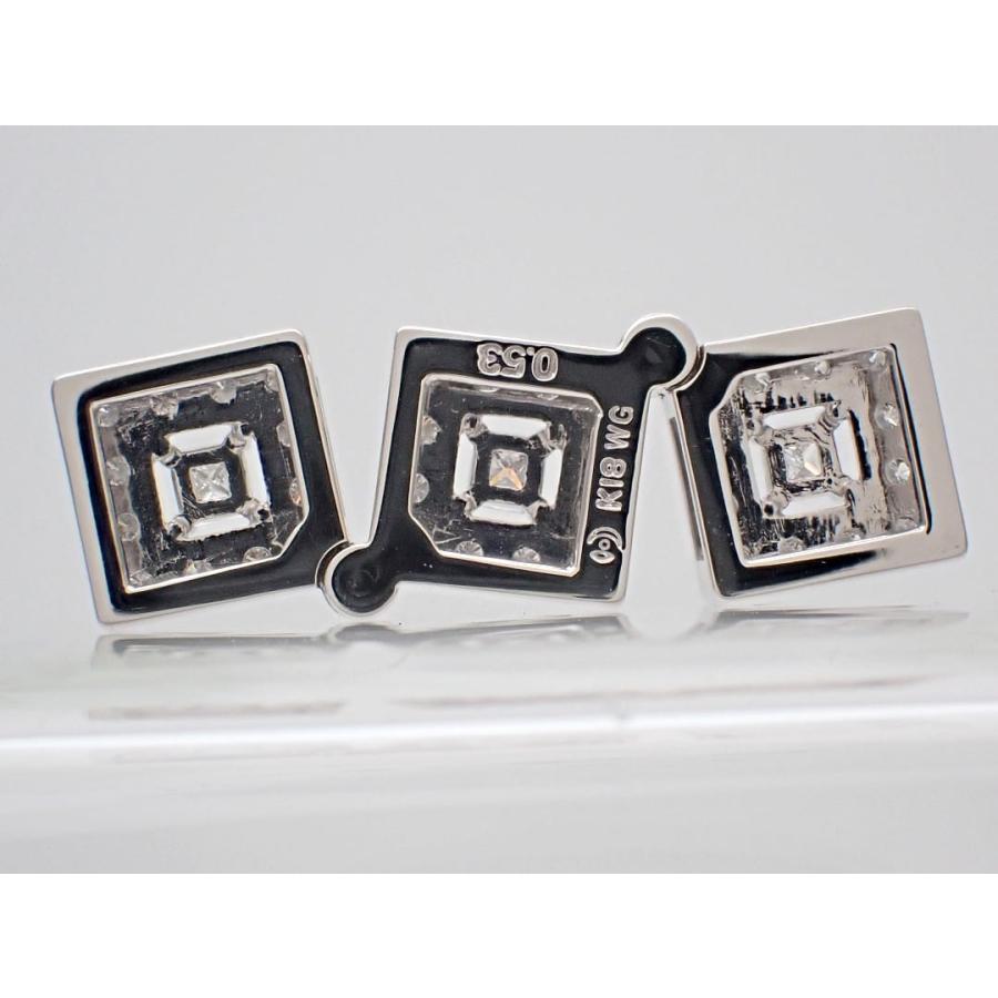 TASAKI 田崎真珠 K18WG ホワイトゴールド ダイヤ ペンダントトップ 0.53ct 4.9g 中古A+ 【送料無料】 C-8766の画像