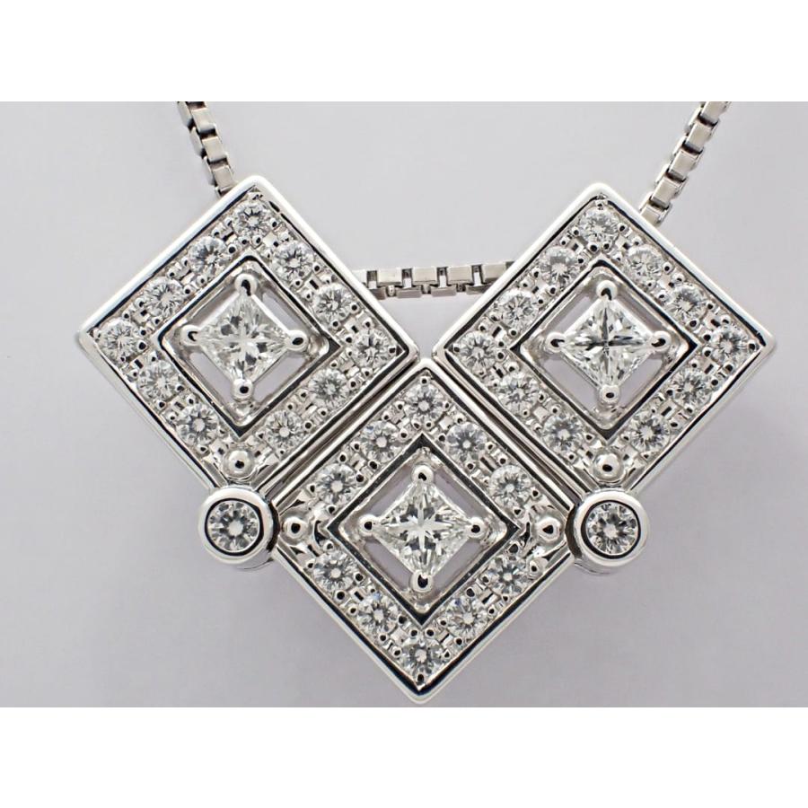 TASAKI 田崎真珠 K18WG ホワイトゴールド ダイヤ ペンダントトップ 0.53ct 4.9g 中古A+ 【送料無料】 C-8766の画像