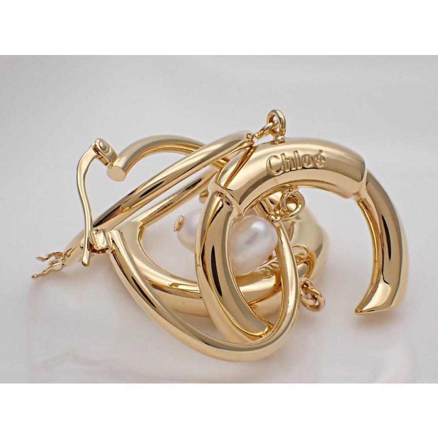 Chloe CHLOE クロエ ゴールド パール ピアス darcey CHC19AFE98CPN  