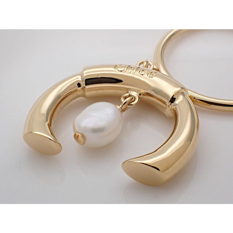Chloeクロエ　ピアス　ゴールド/パール Chloe（クロエ） ゴールド パール ピアス darcey CHC19AFE98CPN 20.5g