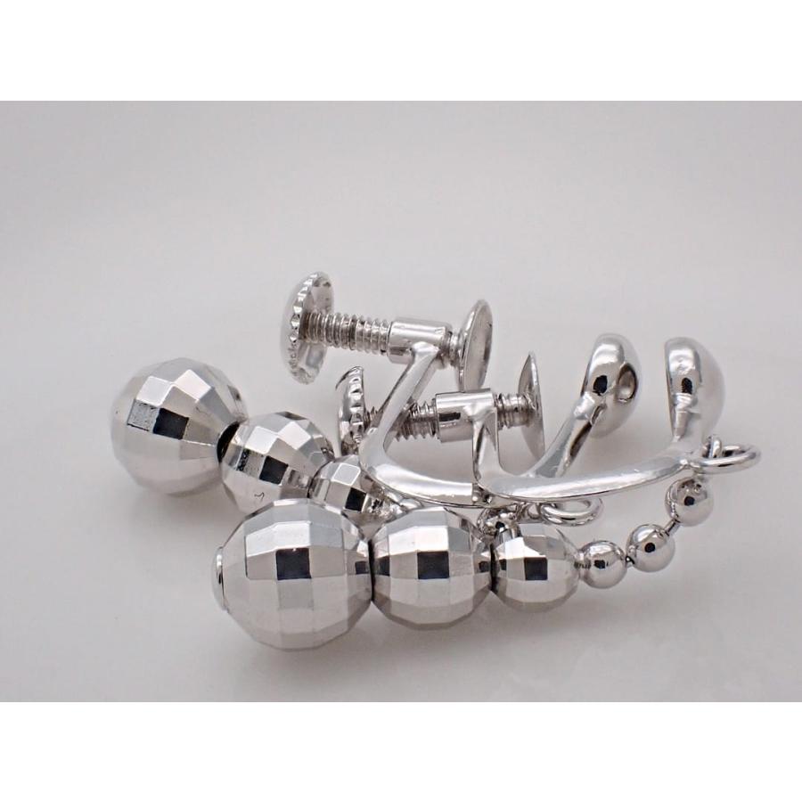 新品！ Pt900 ピアス ハードウェア ミラーボール