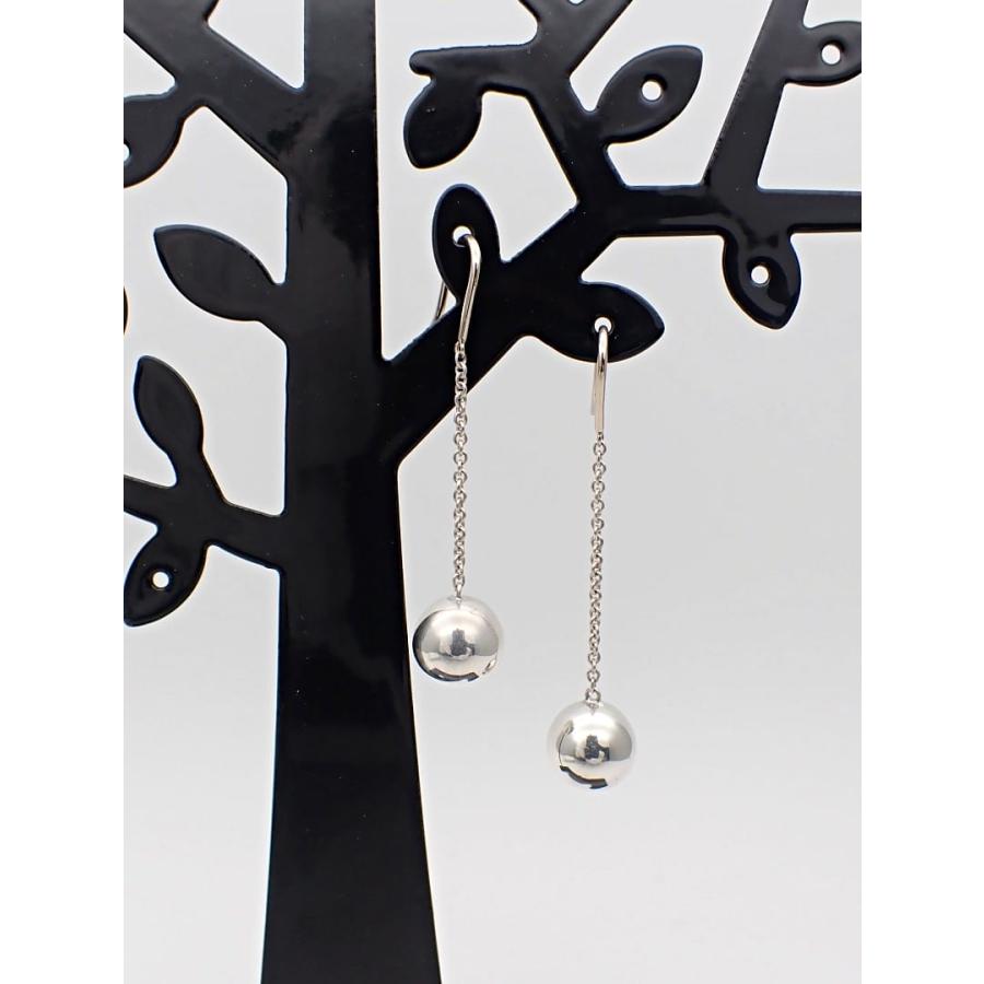 TIFFANY ティファニー AG925 シルバー ボールチェーン フック ピアス