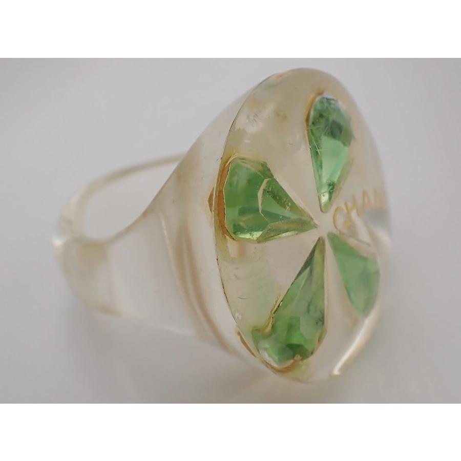 CHANEL☆シャネル　夏にぴったり！四つ葉のクローバー　リング　13号 CHANEL☆シャネル 夏にぴったり！四つ葉のクローバー リング 13号