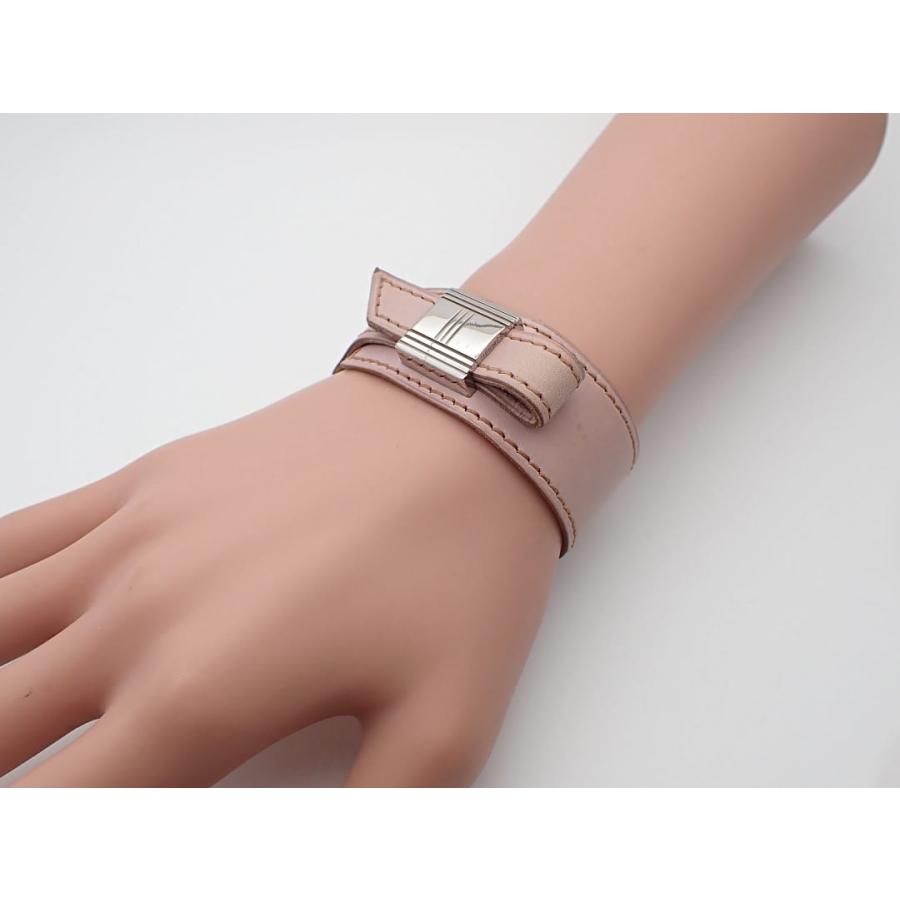 HERMES（エルメス） レザー ブレスレット ラベンダー アルテミス