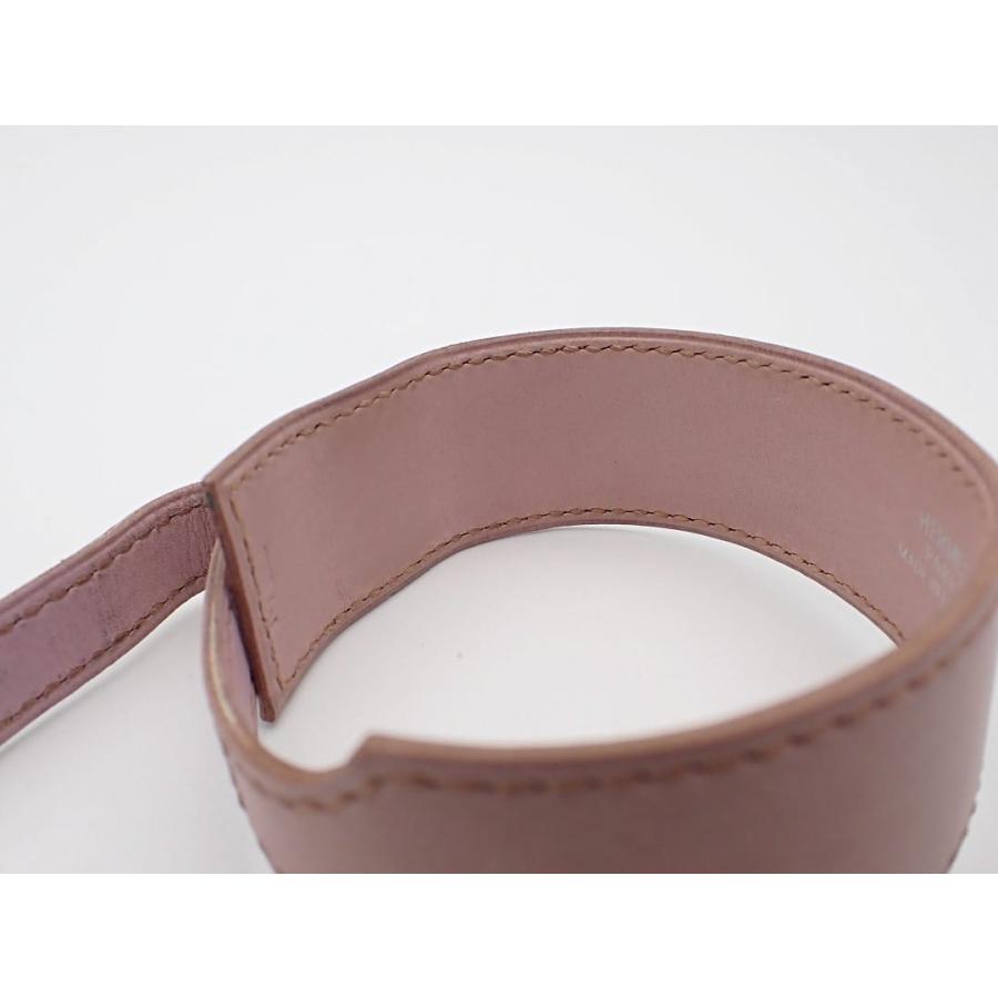 HERMES エルメス レザー ブレスレット ラベンダー アルテミス