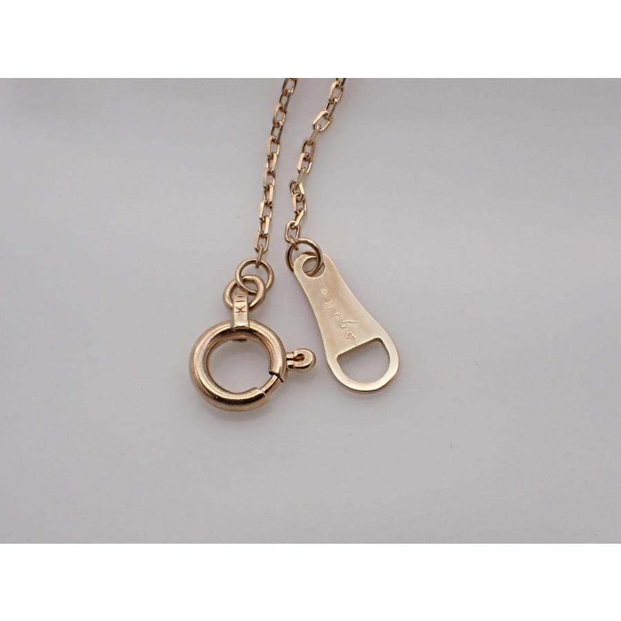 agete（アガット） K10 ローズゴールド ダイヤ ブレスレット 0.03ct 腕