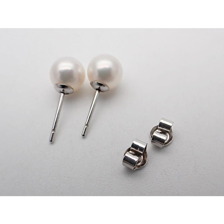あこや真珠 パール ネックレス ピアス セット 6.5-7.0mm 42cm