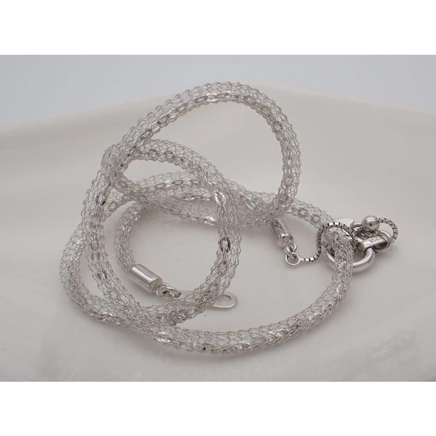 K14WGネックレス K14WG（14金ホワイトゴールド）パールネックレス（全長44cm）の買取