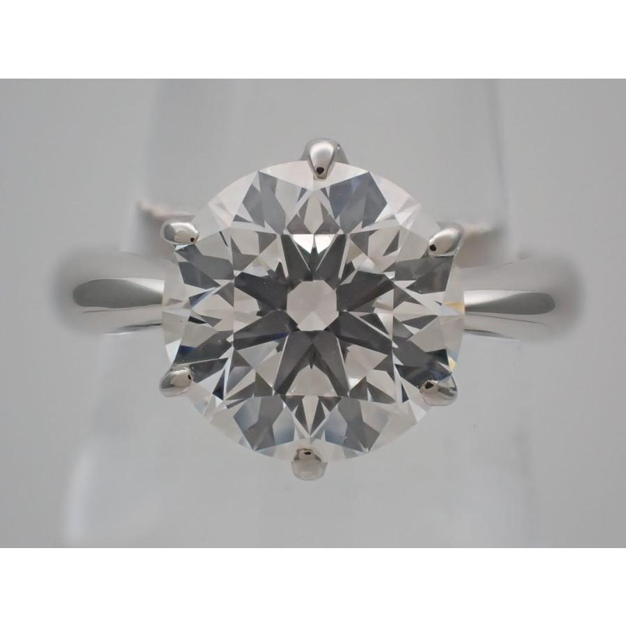 PT900 プラチナ ダイヤリング 3.195ct Eカラー VS-2クラリティ VERY 