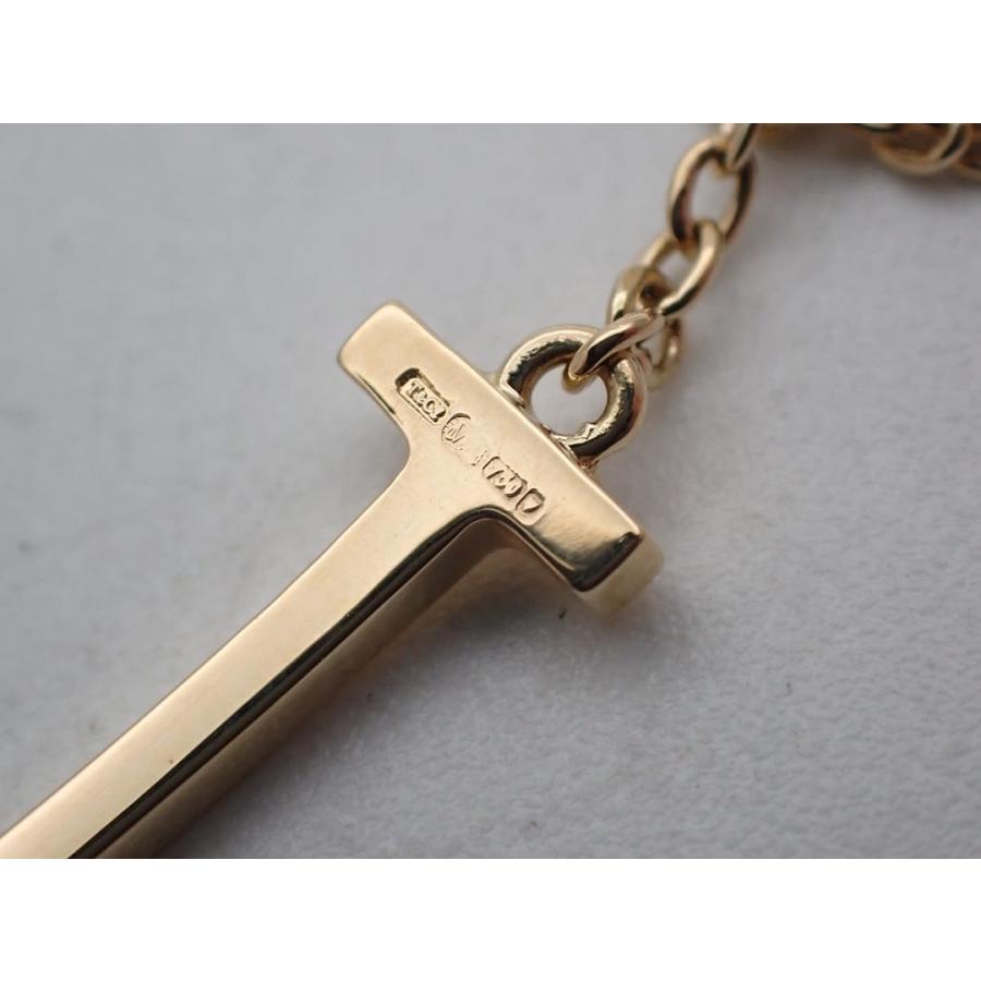 TIFFANY&Co.（ティファニー） Tスマイル AU750 イエローゴールド