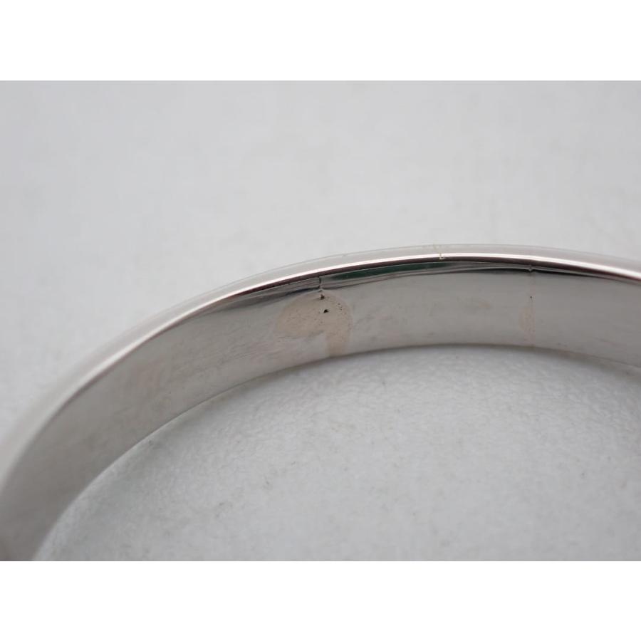 PT900 プラチナ ダイヤ取巻き ヒスイ リング J2.85ct D0.37ct 18号 7.73g 中古A+ 【送料無料】 C-9432の画像