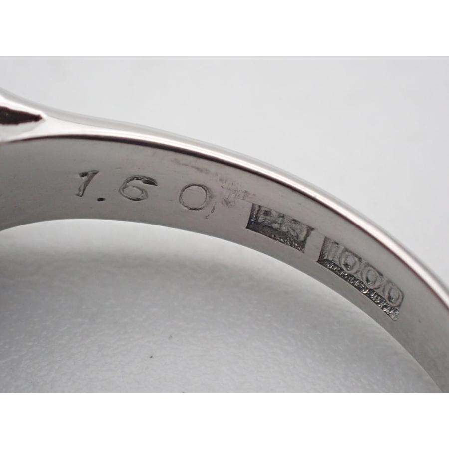 PM1000 プラチナ ダイヤ リング 1.60ct 13号 8.65g 中古A+ 【送料無料】 C-9438の画像