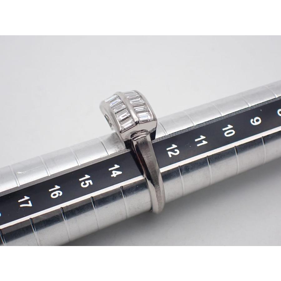 PM1000 プラチナ ダイヤ リング 1.60ct 13号 8.65g 中古A+ 【送料無料】 C-9438の画像