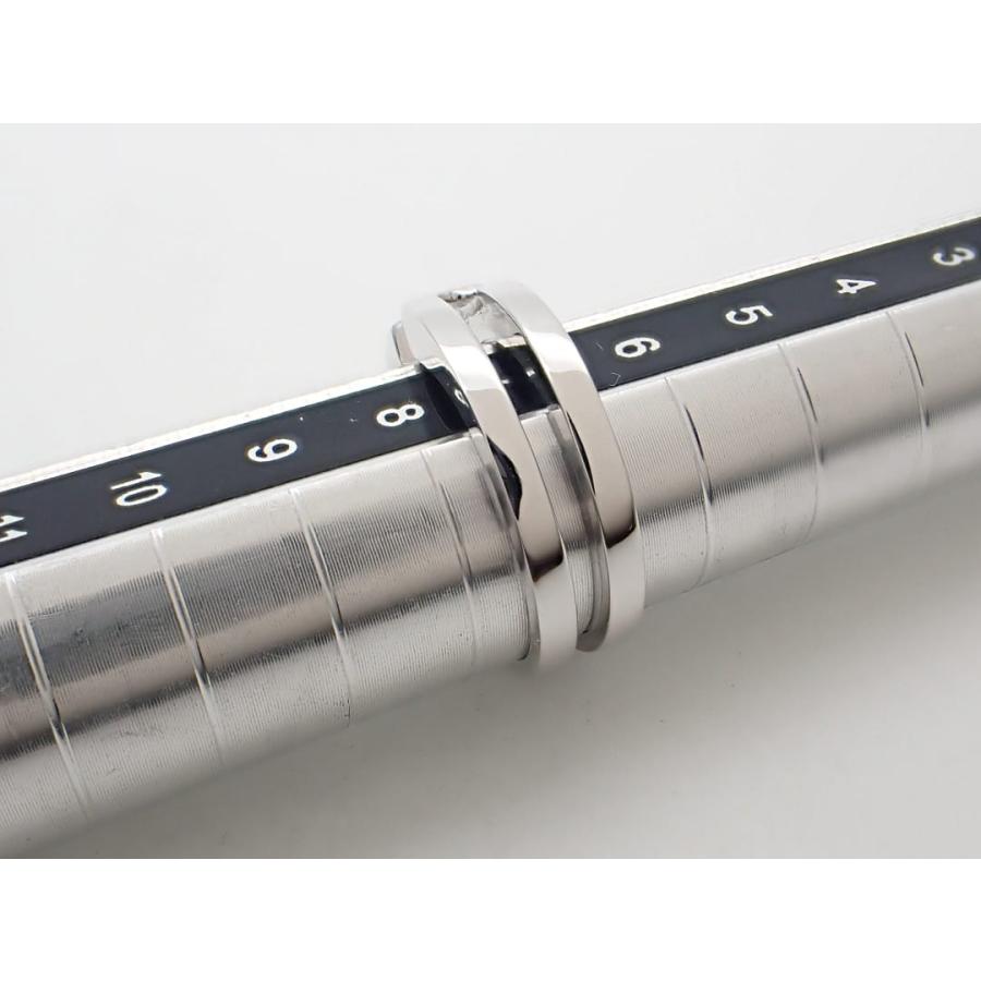 VENDOME AOYAMA ヴァンドーム青山 K18 ホワイトゴールド ダイヤ 重ね付けリング 0.29ct 7号 7.21g 中古A+ 【送料無料】 C-9457の画像