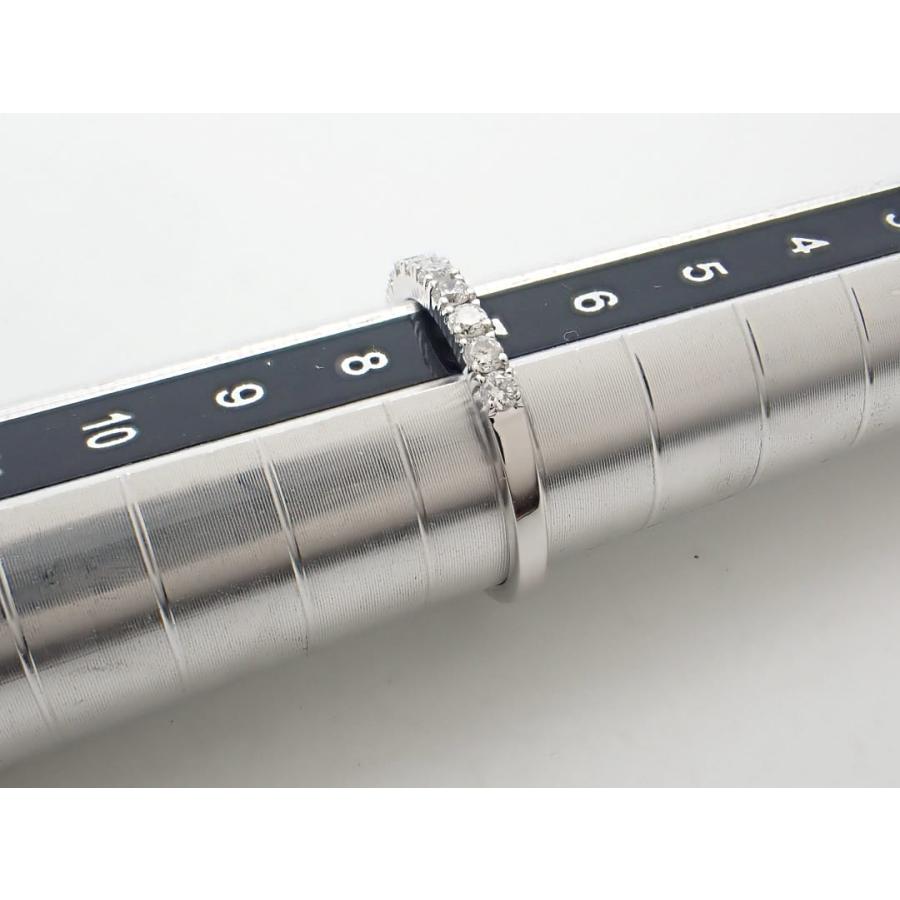 VENDOME AOYAMA ヴァンドーム青山 K18 ホワイトゴールド ダイヤ 重ね付けリング 0.29ct 7号 7.21g 中古A+ 【送料無料】 C-9457の画像