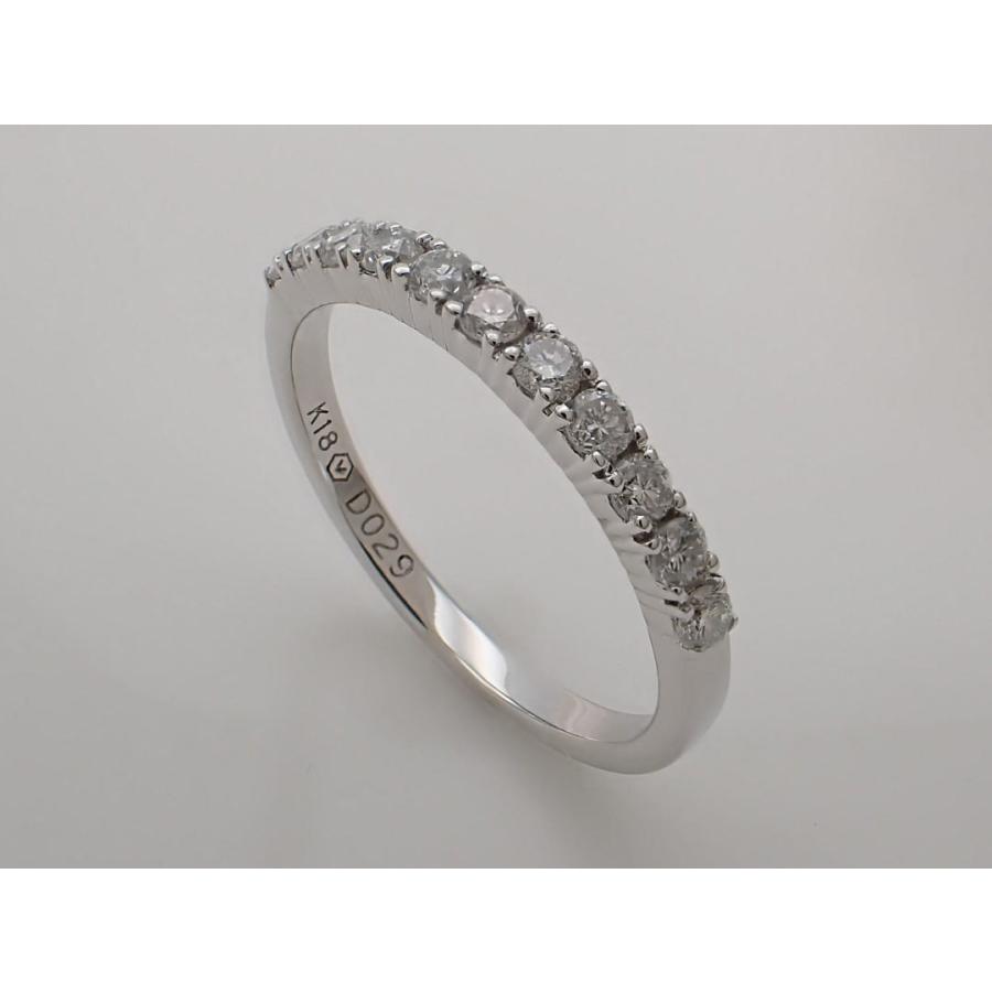 VENDOME AOYAMA ヴァンドーム青山 K18 ホワイトゴールド ダイヤ 重ね付けリング 0.29ct 7号 7.21g 中古A+ 【送料無料】 C-9457の画像