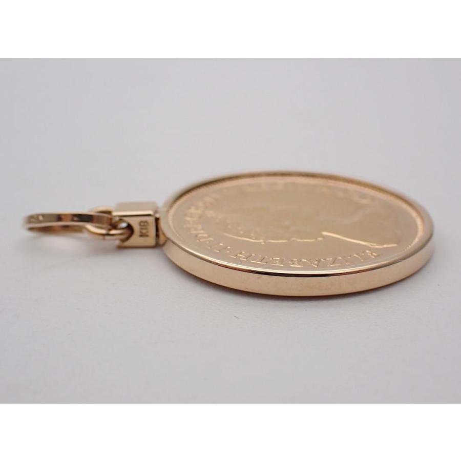 K22 英国　ソブリン金貨 1/2ポンド7.8g ペンダントトップ 18金枠 K22 英国 ソブリン金貨 1/2ポンド7.8g ペンダントトップ 18金枠