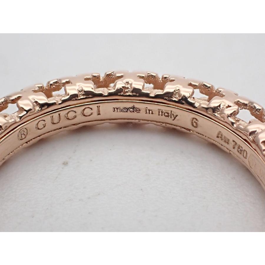 GG GUCCI グッチ 750 ピンクゴールド ディアマンティッシマ ライト 
