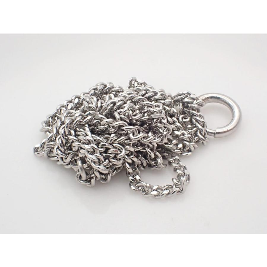 Pt850 プラチナ 喜平チェーン ネックレス 2面カット 40cm 3.71g