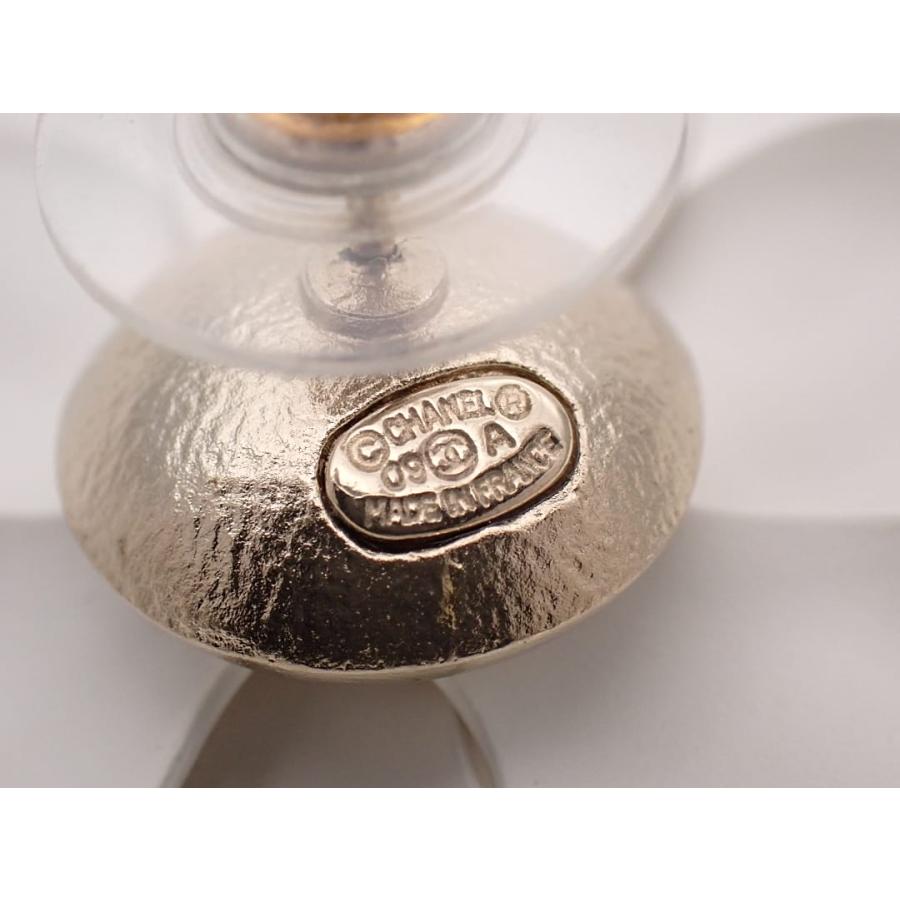 CHANEL（シャネル） カメリア ピアス 09A 片耳のみ ホワイト 中古B+