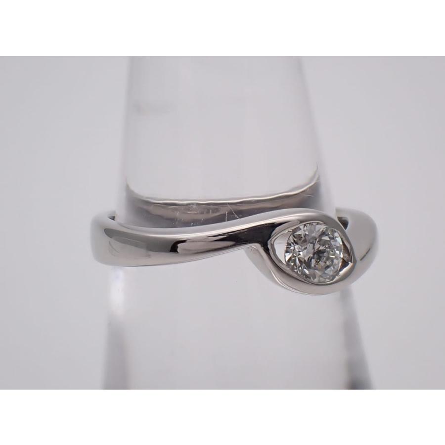 PT900 プラチナ ダイヤ リング D0.306ct  12.5号 5.11g 中古A 【送料無料】 C-9584の画像