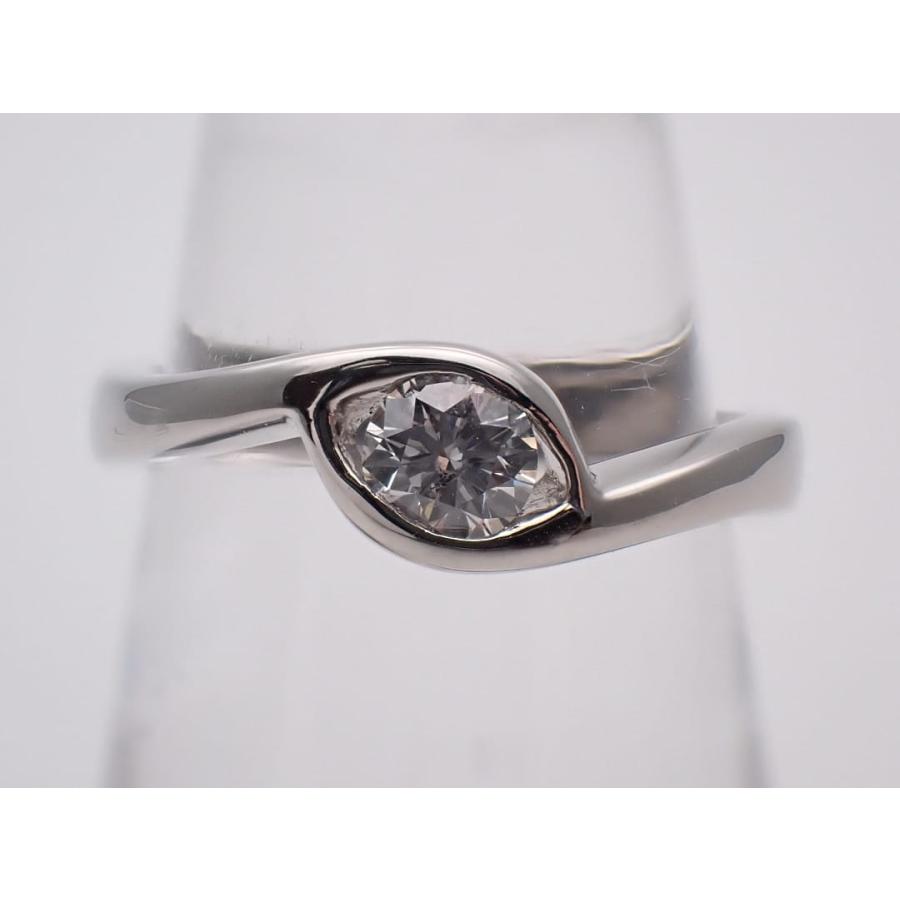 PT900 プラチナ ダイヤ リング D0.306ct  12.5号 5.11g 中古A 【送料無料】 C-9584の画像