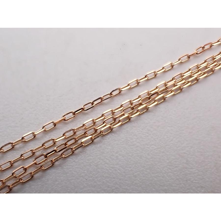 SAMANTHA TIARA サマンサ ティアラ K18 ピンクゴールド Yモチーフ ペンダント ネックレス 40cm 1.30g 中古A- 【送料無料】 C-9593_11