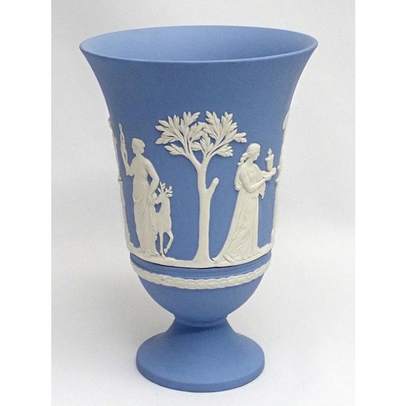 WEDGWOOD ARCADIAN VASE ウェッジウッド ジャスパー アルカディアン 