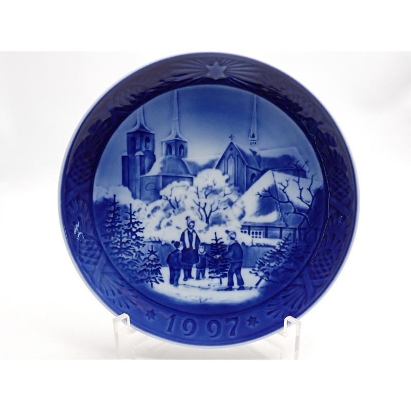 ROYAL COPENHAGEN ロイヤル コペンハーゲン イヤープレート 1997年/ロスキレ大聖堂 1998年/Welcome Home 2枚セット 中古A+ 【送料無料】 D-2074_2