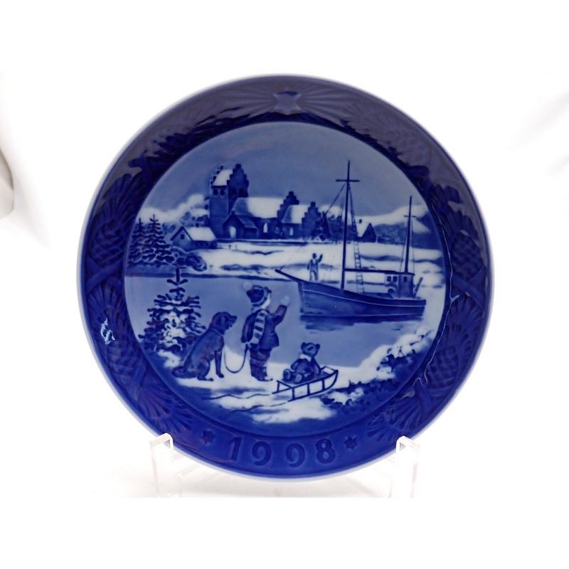 ROYAL COPENHAGEN ロイヤル コペンハーゲン イヤープレート 1997年/ロスキレ大聖堂 1998年/Welcome Home 2枚セット 中古A+ 【送料無料】 D-2074_7