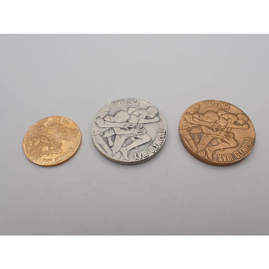 昭和39年 東京オリンピック記念メダル 金銀銅メダル 3点セット 1964年