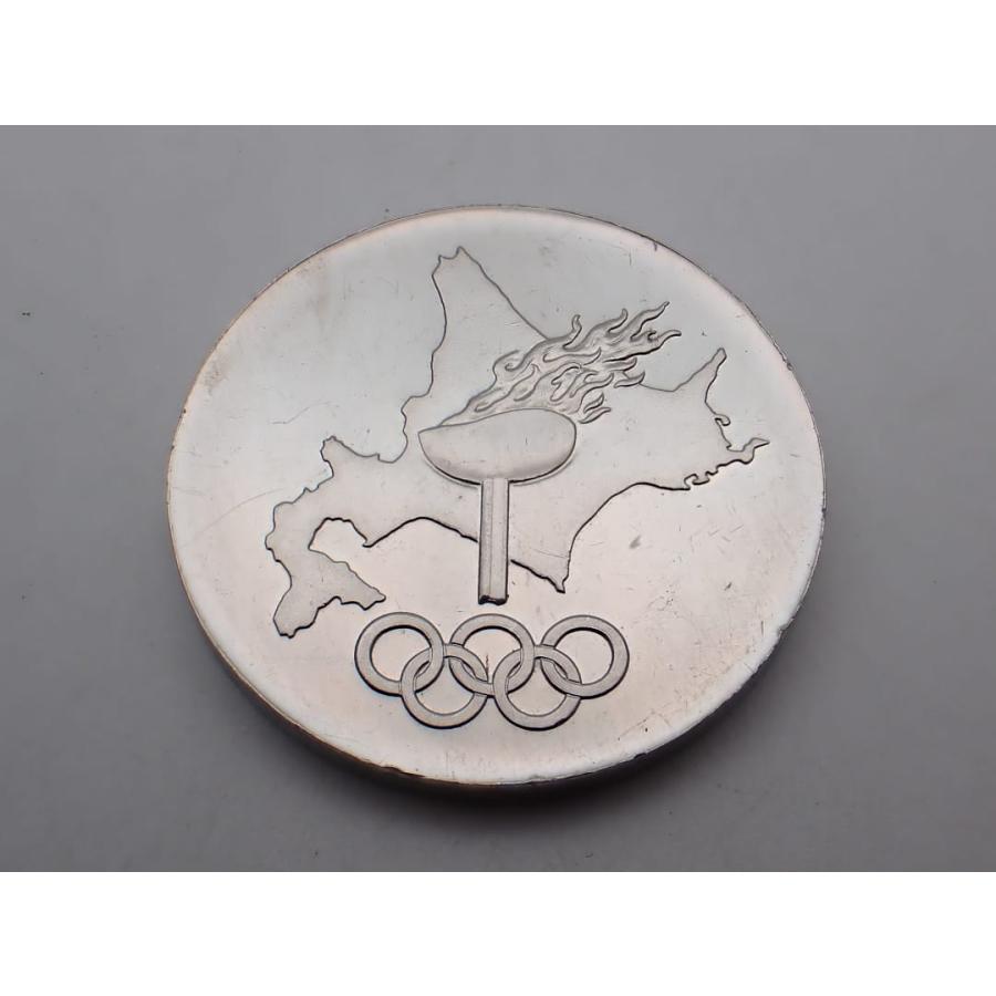 札幌冬季オリンピック記念プラチナメダル 36.07g PT1000 1972年 中古B+