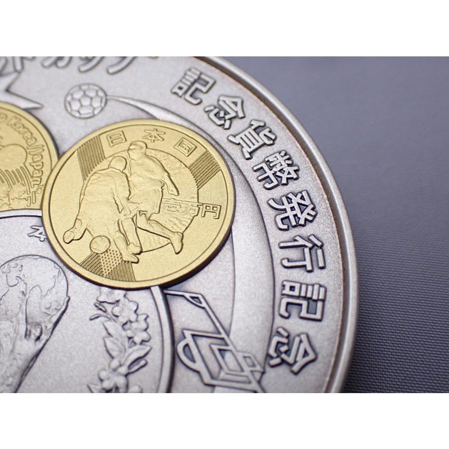 日韓 2002年 FIFAワールドカップ記念貨幣発行記念 純銀メダル 133.36g 未使用品 【送料無料】 D-2486_13