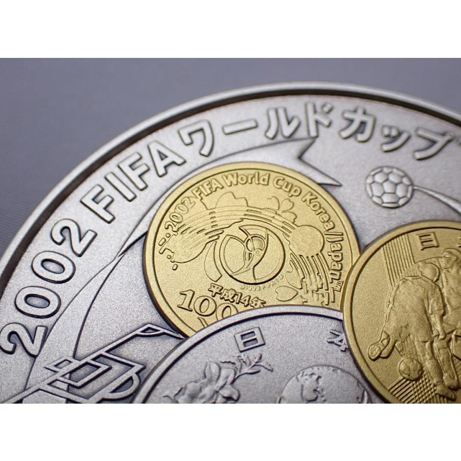 日韓 2002年 FIFAワールドカップ記念貨幣発行記念 純銀メダル 133.36g 未使用品 【送料無料】 D-2486_6
