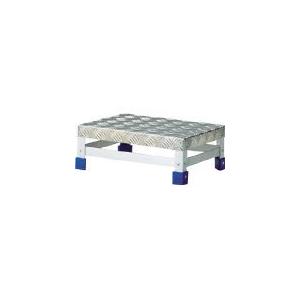 トラスコ中山 TRUSCO 足どり 軽銀製・縞板手あい 400X300XH150 TFS-1543 [1-341-8014] 家具、インテリア-その他照明器具-照明、電球