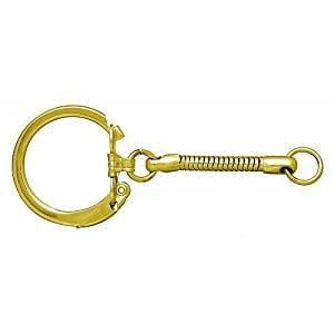 ニッサチェイン 【100個販売】キーホルダー     鉄 ゴールド IKE-1  [1070-2092413]