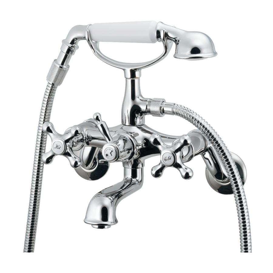 ☆送込☆ カクダイ KAKUDAI 2ハンドルシャワー混合栓 133-507 [A151403]