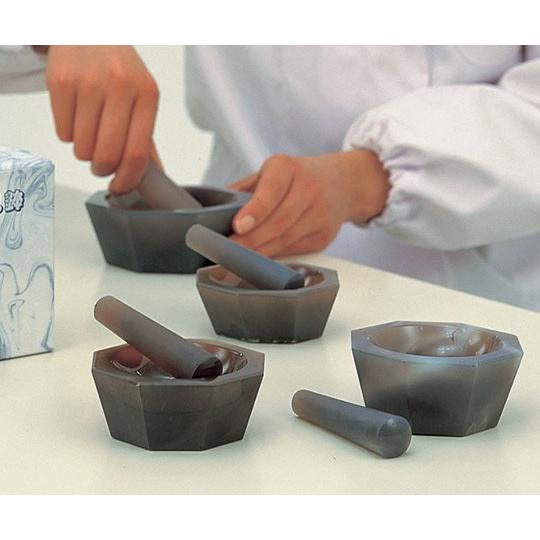 アズワン As One メノー乳鉢 浅型35x40x10 乳棒付 6 546 01 A Demo M