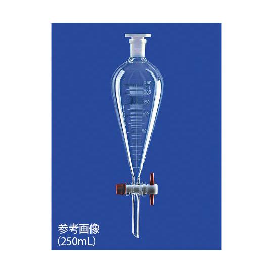 アズワン AS ONE 目盛付分液ロート（スキーブ型）　1000mL 4-2065-05 [A101001]