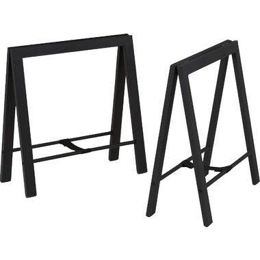 東谷 【代引不可】 ディスプレイ テーブル 脚(2脚組) ブラック W65×D36×H67 完成品 TL-111BK [F011006]