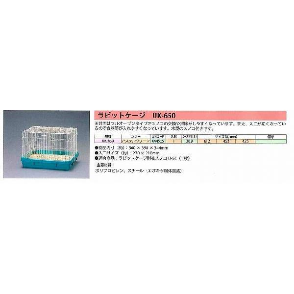 アイリスオーヤマ IRIS ラビットケージ パステルグリーン UK-650 [155