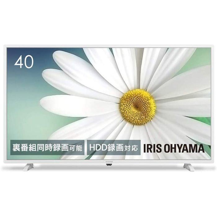 アイリスオーヤマ IRIS 2K液晶テレビ 40インチ ホワイト LT-40C420W ...